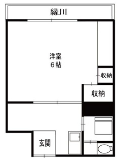 【間取り】 | あすかアパートメント赤羽南 | 間取りです。