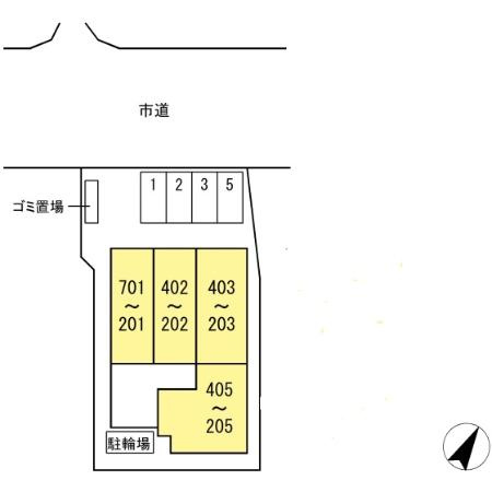 Kyokuyouモダンベース天神の区画図