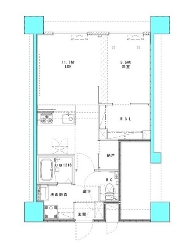 PROSPECT HAKATA(プロスペクトハカタ)の間取り|使いやすい間取りです。