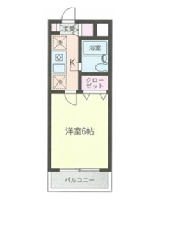 【間取り】 | 第３ホソブチハイツ | 間取りです。