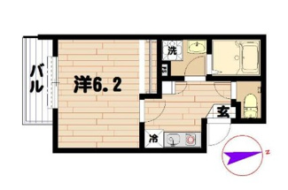 【間取り】 | ベルジュ六郷