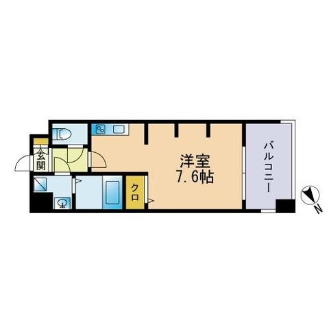 エスティメゾン薬院の間取り|間取図