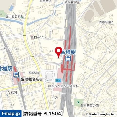 アンルミネ香椎の地図|地図
