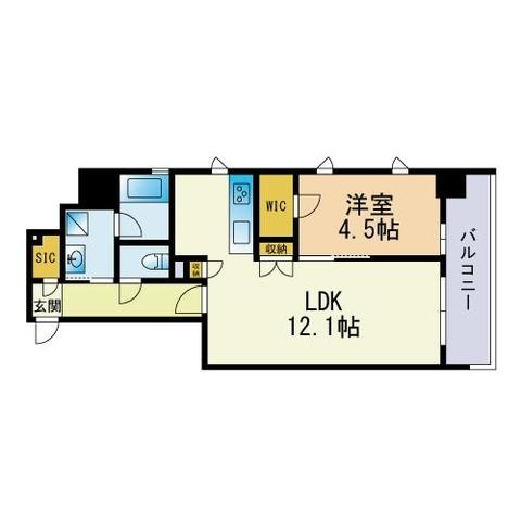 クラス博多駅南の間取り|間取図