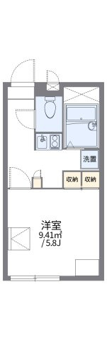 レオパレス長左衛門Ⅱの間取り|代表的な間取のため実際の間取とは異なる場合があります