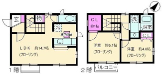 【間取り】 | ルミエール | 間取りです。