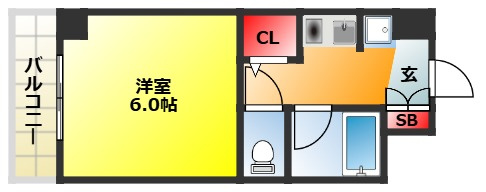 【間取り】 | ノイエ新大阪A棟
