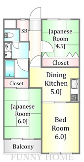 【間取り】 | サンハイム大木