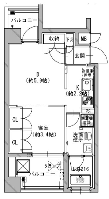 ジープラスの間取り