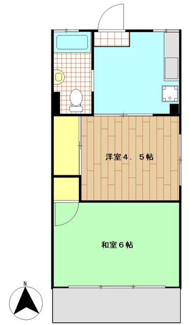 日新マンションの間取り