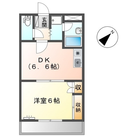 スカイウィング草間の間取り