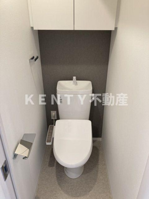 【トイレ】 | アジールコート品川中延サウス | 落ち着いた色調のトイレです