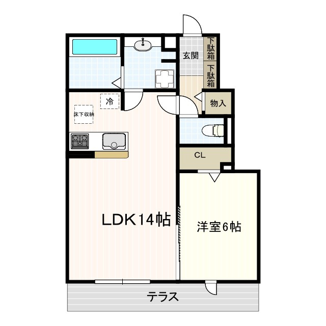 北野翠亭Ⅱの間取り