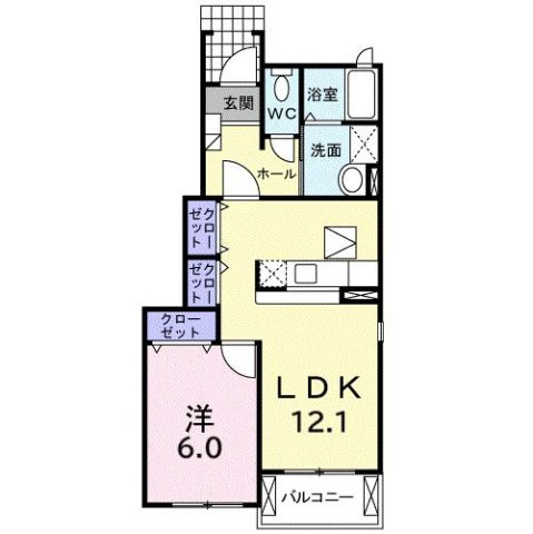 【間取り】 | ラフィーネＥ | 是非エイブル宇都宮東店へ！TEL028-614-3103
