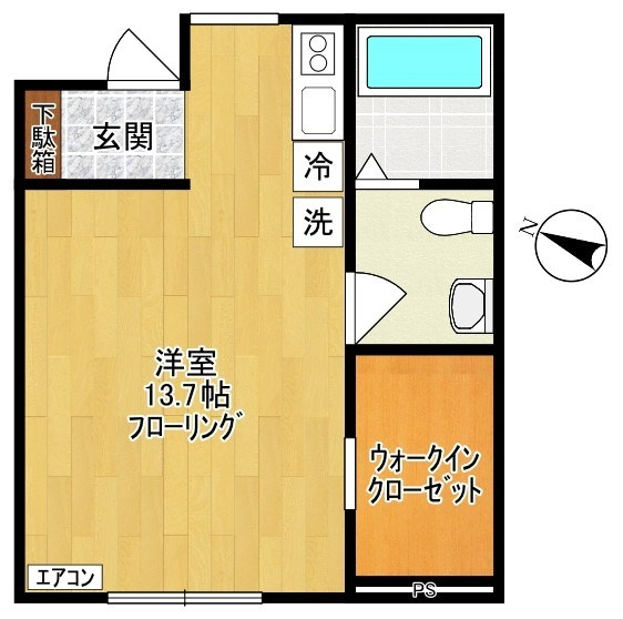 仮）菅野戸呂アパートの間取り