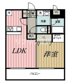 MAJESTIC千葉みなとの間取り