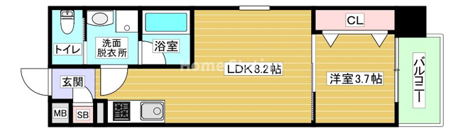 【間取り】 | クローバー・グランツ福島