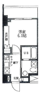 【間取り】 | カスタリア門前仲町Ⅱ | 間取りです。