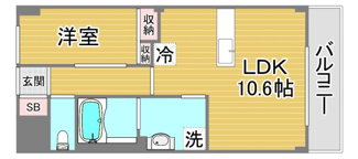 【間取り】 | エスペランサ　２０２ | 間取りです。
