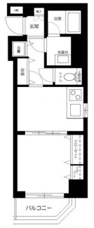 【間取り】 | エグゼ浅草弐番館 | 間取りです。