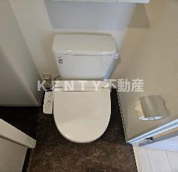 【トイレ】 | クレヴィスタ大森Ⅱ | 落ち着いた色調のトイレです