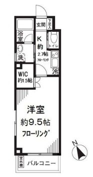 船橋市本町２丁目の賃貸マンションの間取り