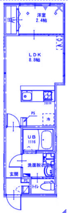 KEIAI RESIDENCE 宮原Ⅱの間取り