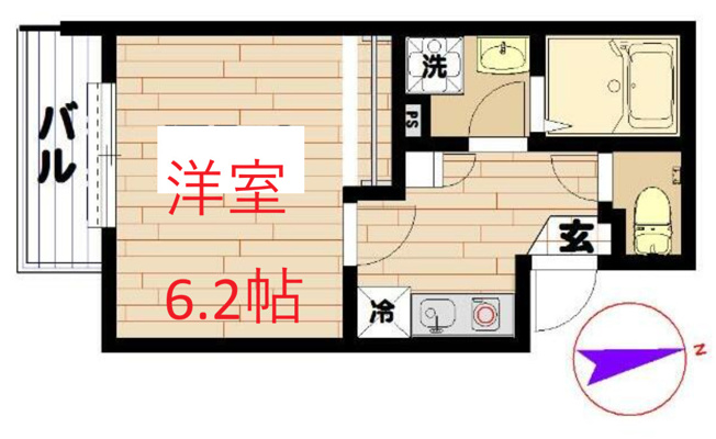 【間取り】 | ベルジュ六郷