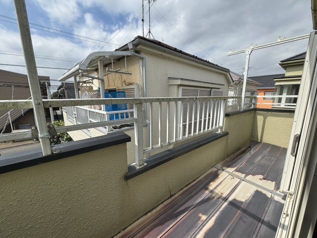 野田市山崎　中古戸建　平成6年築のバルコニー