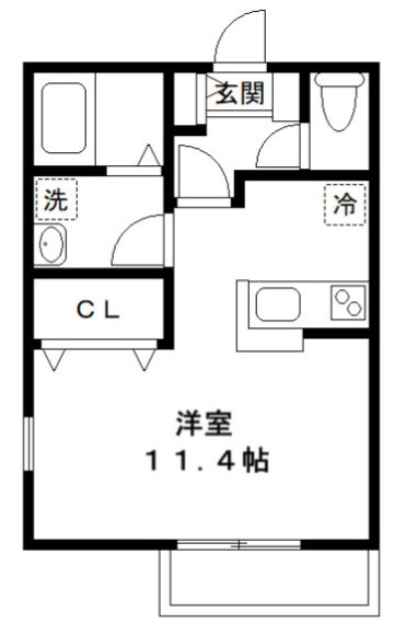 仲介手数料（賃料の1.10ヵ月）の50％OFF対象物件！の間取り