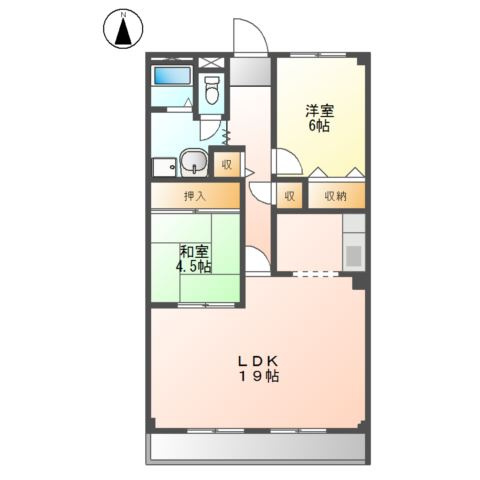 【間取り】 | スカイヒルズ新道出