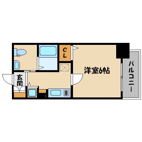 プレサンス天神橋ディオレの間取り|プレサンス天神橋ディオレ　開放感ある間取り