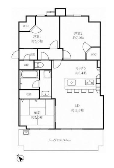 【間取り】 | ルネサンス桶川プライムマークス