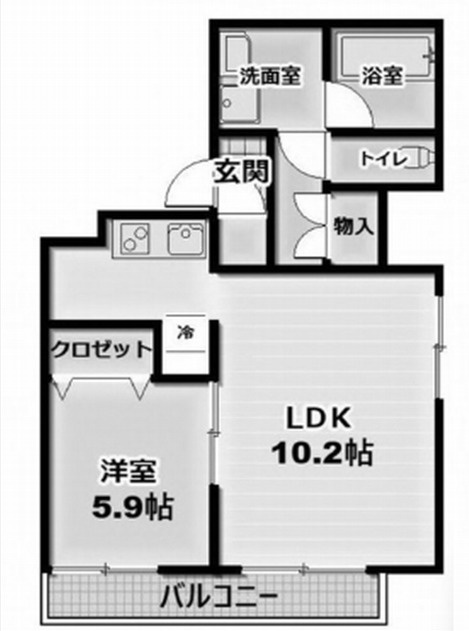 アズ住吉レジデンスの間取り