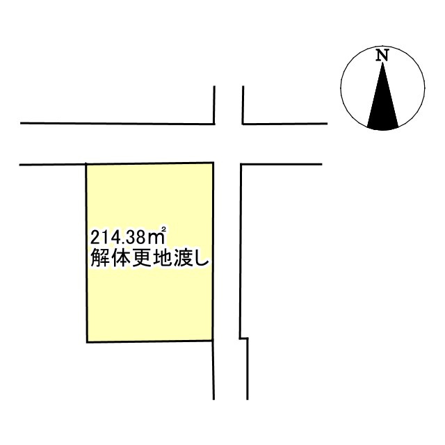 小松町新屋敷甲303-1　売土地の土地図