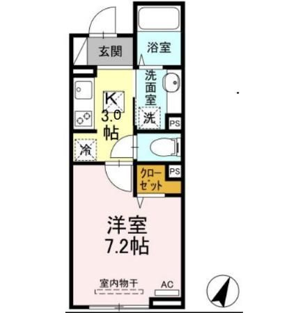 ラリュール赤塚Ⅱの間取り