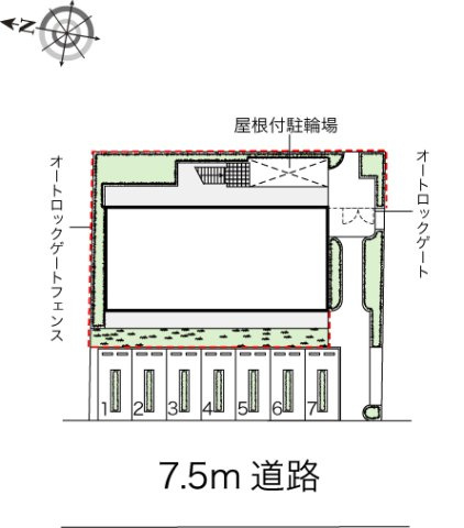 【駐車場】 | レオパレス浜寺ドット輝