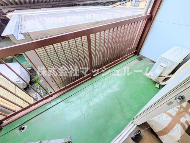 杉並区下井草５丁目の賃貸マンションのバルコニー