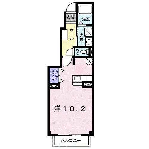 【間取り】 | シャン・ミリューⅡＣ