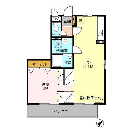 【間取り】 | ロジュマンマエバラC