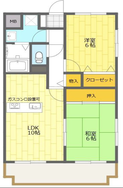 クレベールの間取り