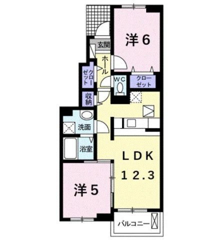 【間取り】 | メゾン　なでしこ