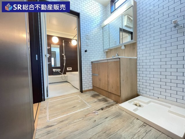 南鴻池町2丁目中古戸建の脱衣所|2026年10月に洗面台新調等のリフォーム完成予定です！