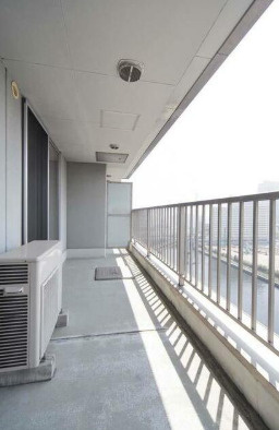 AQUACITY芝浦のバルコニー|※別部屋参考写真