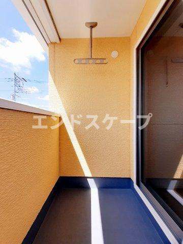 プチボヌールⅠのバルコニー|高崎、前橋のお部屋探しはエンドスケープまで！お客様の理想お聞かせ下さい♪