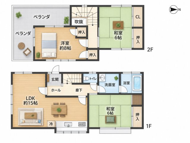 【間取り】 | ◆港南区芹が谷2丁目　中古戸建◆