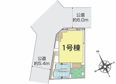 ◎茅ヶ崎市富士見町　新築戸建の区画図|区画図◇