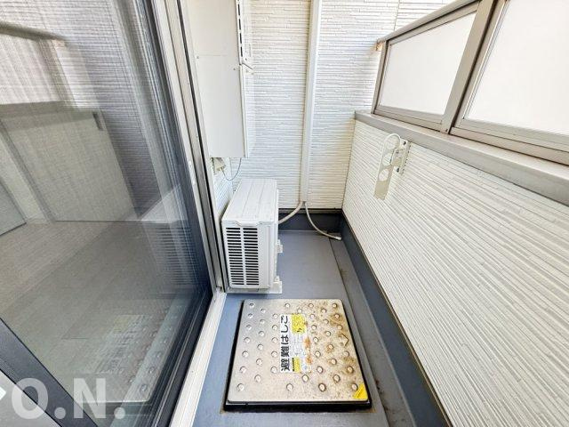 クリエオーレ照ケ丘Ⅱのバルコニー