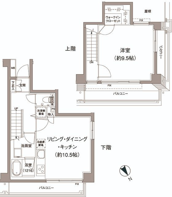ＴＨＥ　ＣＵＢＥの区画図