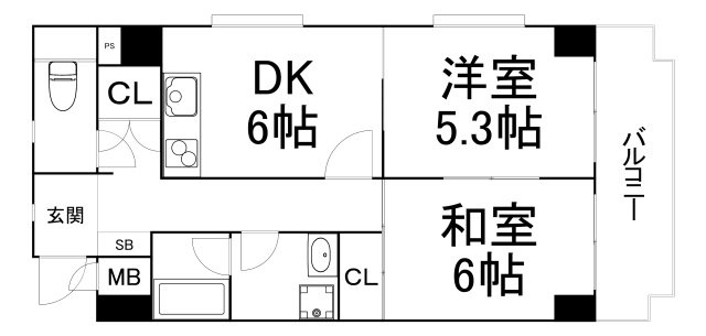 【間取り】 | カサパルコ敷津